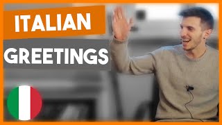 How to greet people in Italian (ITA, ENG/ITA Subs)