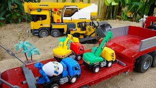 [30분] 중장비 자동차 장난감 포크레인 트럭놀이 Car Toys Play with Excavator Truck