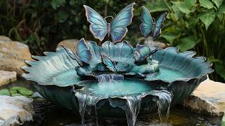 Unique Butterfly Fountain | Stunning Artistic Design \u0026 Serene Water Feature for Home and Garden