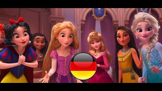 Vanellope meets the Disney Princesses (German) | RALPH BREAKS THE INTERNET