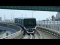 神戸新交通3000形3109f マリンパーク行き　六甲ライナー 南魚崎駅