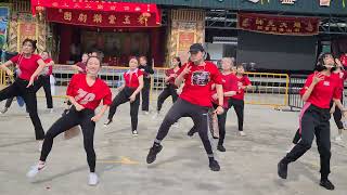 2022 柔佛古庙游神 JB Chingay ~ 柔佛州新山福建会馆舞蹈组 舞蹈表演 Dance Performance  参拜五尊神明 @ 行宫 #1 (8K video)