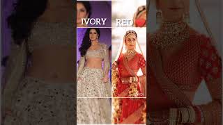 Bollywood actress Ivory vs Red  lehenga#bollywood#kiaraa#lehenga #viralshots#bollywoodbling#trending