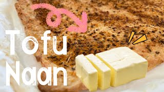 【ENG】 Healthy Tofu Naan?! Save the recipe now! #cookingvideo #naan #flatbread