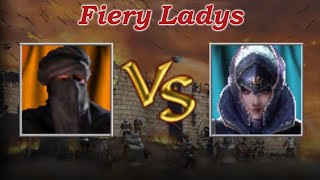 Kalif vs Luna | Fiery Ladys | Vorstellungs KI Kampf | Stronghold Crusader