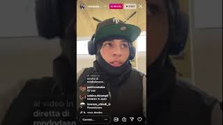 Rondodasosa in diretta Instagram annuncia un live a Firenze