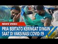 Viral Pria Bertato Keringat Dingin Saat di Vaksinasi Covid-19