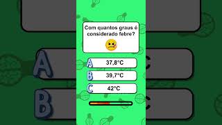 Teste seus conhecimentos sobre o corpo humano neste quiz #quiz #conhecimento