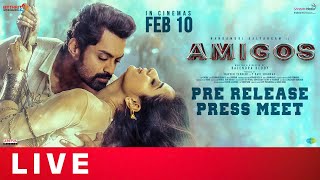 Amigos Pre Release Press Meet Live | Nandamuri Kalyan Ram | Ashika | Rajendra Reddy | Shreyas Media