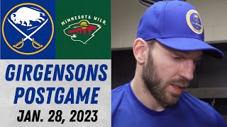 Zemgus Girgensons Postgame Interview vs Minnesota Wild (1/28/2023)