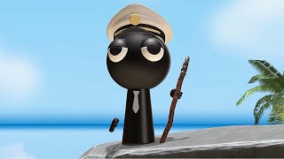 All INCREDIBOX SPRUNKI (Accident On Deserted Island) 3D Animation !!!