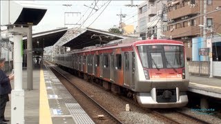 東急大井町線急行大井町行き（6000系）尾山台駅通過