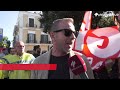 17 Novembre 2023 - Bari, la mobilitazione Cgil e Uil al porto per Salvini