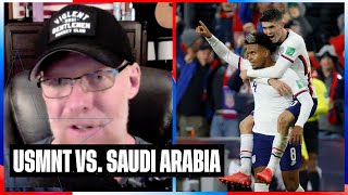 Will the Saudi Arabia match give the USMNT a look ahead to the 2022 FIFA World Cup?