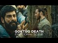 Goktug death with flashback | Goktug death scene heartbreaking 💔| Aadat instrumental | Kurulus osman