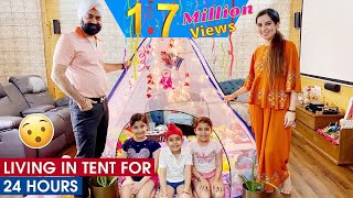Challenge - Living in Tent - 24 Hours | Ramneek Singh 1313 @RS1313Live