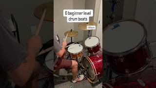 Beginner level drum beats for some drumming ideas #drum #drumnotation #beginnerdrumbeat #drumlessons