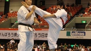 【新極真会】第28回全日本ウエイト制大会 中量級3回戦 2 SHINKYOKUSHINKAI KARATE