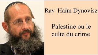 Rav 'Haïm Dynovisz - Palestine ou le culte du crime #1