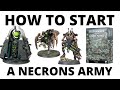 How to Start a Necrons Army in Warhammer 40K 10th Edition- Necron Beginner Guide to Start Collecting