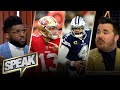 Is Dak Prescott or Brock Purdy under more pressure in 49ers-Cowboys matchup? | NFL | SPEAK