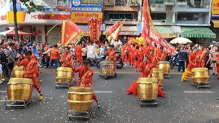 Chiều Mùng 2 Tết ẤT TỴ, Nhơn Nghĩa Đường Full show ở Nguyễn Chí Thanh - Lion Dance 2022 (Full clip)