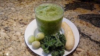 Banana Grape Kale Smoothie