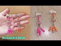 85). How to make a pearl dangling chin brooch / Contemporary dangle chin brooch