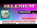 Selenium Introduction Part - 1 by Sharvan