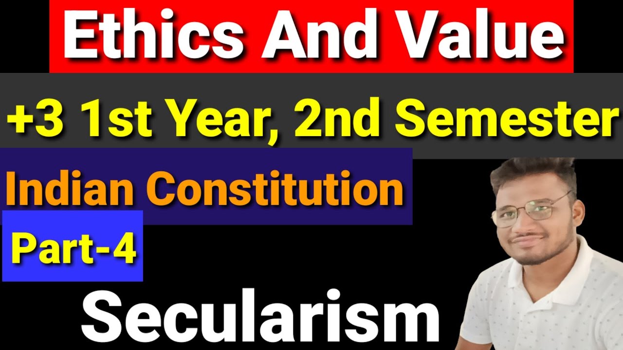 Ethics And Values,+3 2nd Semester,Indian Constitution,Part 4 ...