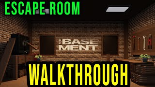 ESCAPE ROOM THE BASEMENT WALKTHROUGH (EscapeLovers) - Roblox