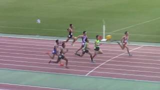 2017ジュニアオリンピック陸上C男子 100m準決勝1組