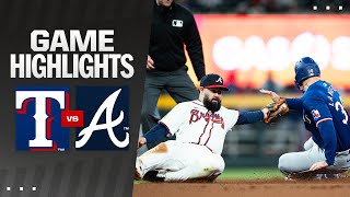 Rangers vs. Braves Game Highlights (4/21/24) | MLB Highlights