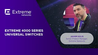 Extreme 4000 Series Universal Switches with Javier Solis.