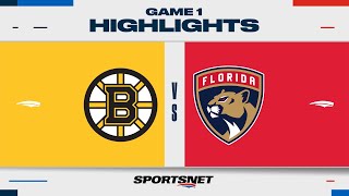 NHL Game 1 Highlights | Bruins vs. Panthers - May 6, 2024