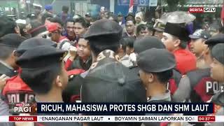 Ricuh Demo Mahasiswa di Kantor BPN Tangerang Terkait Sertifikat di Atas Pagar Laut | Beritasatu