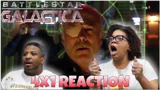Battlestar Galactica 4x1 "He That Believeth In Me" REACTION!!