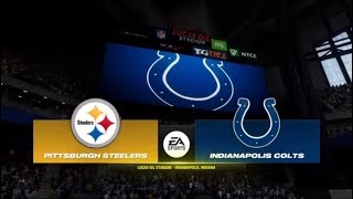 Madden NFL 24 - Pittsburgh Steelers (2-1) Vs Indianapolis Colts (2-1) PS5 Week 4 (Madden 25 Rosters)