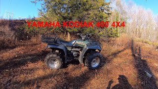 Testing Classic ATVs - 1996 Yamaha Kodiak 400 4x4! Top speed, Hill Climb, Water and Mud.