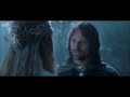 lord of the rings the fellowship of the ring lady galadriel and aragorn talk japanese dub