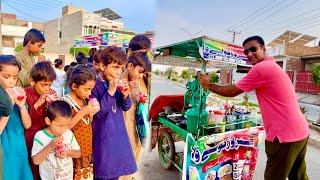 Garmi Mei Gola Ganda distribute kia/Bachay bahut khush huay