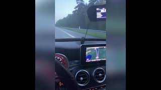 100-200 Km/H Mercedes W205 C250 Autobahn