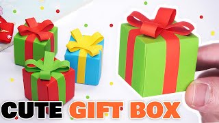 ORIGAMI CHRISTMAS GIFT BOX || How to make ORIGAMI GIFT BOX for CHRISTMAS