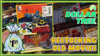 DOLLAR TREE PSA: RESTOCKING OLD MOVIES? - Blu Ray and DVD Movie Hunt for New $1 Options
