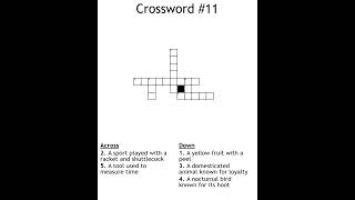 🧩 Crossword Puzzle: Can You Find the Hidden Word? 🕰️🐶