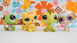 LPS Littlest Pet Shop Snake Persian Cat Iguana Lamb Review