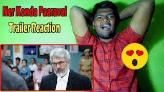 Ner Konda Paarvai Official Trailer Reaction | Thala Ajith | Siva Reaction |