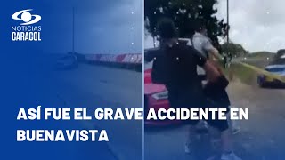 Video revela horror del accidente en competencia automovilística que dejó a joven muerta en Quindío