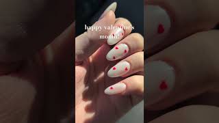 love these nails for valentine's day! #shorts