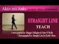Straight line - Maggie Gallagher & Gary O´Reilly (02/2024) - teach and learn with Anke